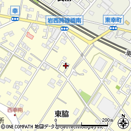 愛知県豊橋市西幸町東脇27-5周辺の地図