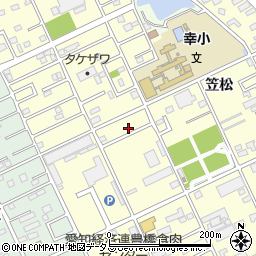 笠松南公園周辺の地図