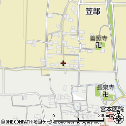 三重県伊賀市笠部553周辺の地図