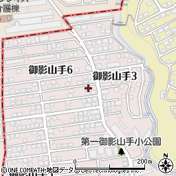兵庫県神戸市東灘区御影山手6丁目4-33周辺の地図