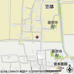 三重県伊賀市笠部560周辺の地図