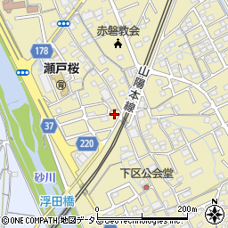 岡山県岡山市東区瀬戸町下212周辺の地図