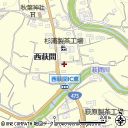 静岡県牧之原市西萩間341周辺の地図