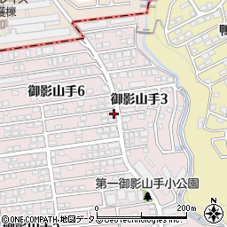 兵庫県神戸市東灘区御影山手6丁目4-35周辺の地図