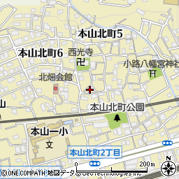 サニーコート岡本周辺の地図