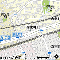 東岡本ハウス周辺の地図