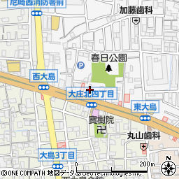 アトム電器尼崎西店周辺の地図