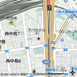 リョウセイ株式会社　大阪営業所周辺の地図