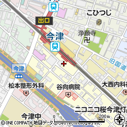 兵庫県西宮市今津水波町3-9周辺の地図