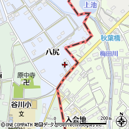 愛知県豊橋市雲谷町八尻122周辺の地図