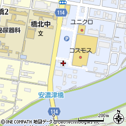 ユーシーシーフーヅ株式会社津支店周辺の地図