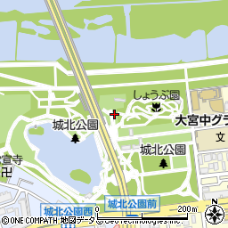 城北公園トイレ４周辺の地図