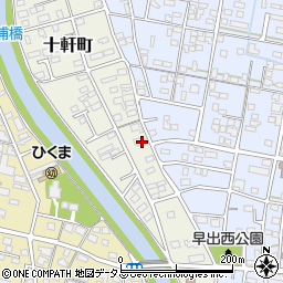 静岡県浜松市中央区十軒町777周辺の地図