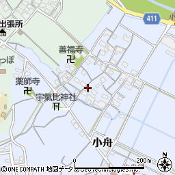 三重県津市小舟421周辺の地図
