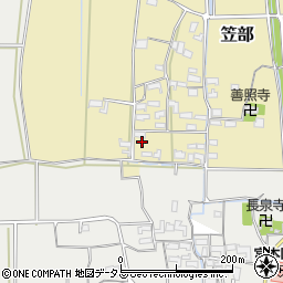 三重県伊賀市笠部536周辺の地図