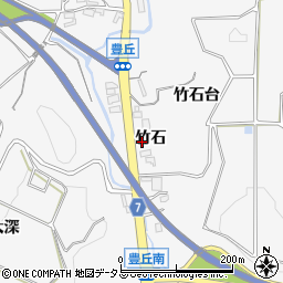 愛知県知多郡南知多町豊丘竹石周辺の地図