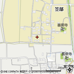 三重県伊賀市笠部535周辺の地図