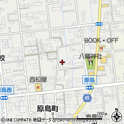 静岡県浜松市中央区原島町221周辺の地図