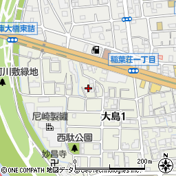椿荘周辺の地図