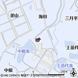 愛知県知多郡南知多町大井旭周辺の地図