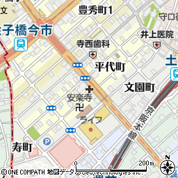 訪問看護ステーション ナービス守口周辺の地図