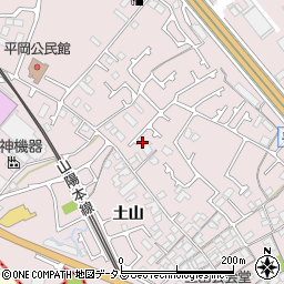 兵庫県加古川市平岡町土山604-19周辺の地図