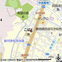 松屋 浜松高林店周辺の地図