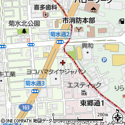 大阪府守口市菊水通2丁目17-1周辺の地図
