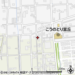 静岡県磐田市富丘546-5周辺の地図