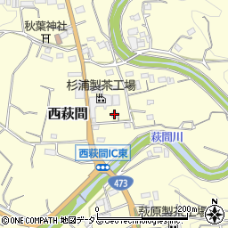 静岡県牧之原市西萩間340周辺の地図