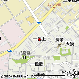 愛知県豊橋市一色町一色上周辺の地図