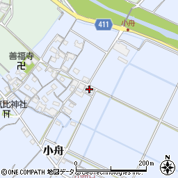 三重県津市小舟402周辺の地図