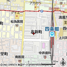大阪府大東市北新町10周辺の地図