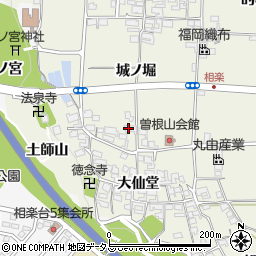 京都府木津川市相楽城ノ堀周辺の地図