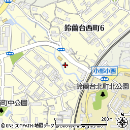 ドミノ・ピザ　鈴蘭台店周辺の地図