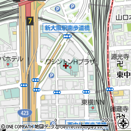 新大阪ワシントンホテルプラザ パーティースペース周辺の地図