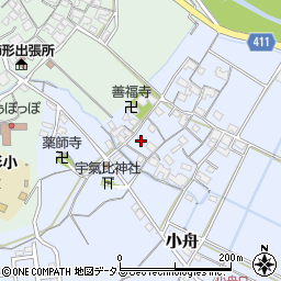 三重県津市小舟450周辺の地図