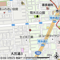 大阪府守口市菊水通2丁目13-6周辺の地図