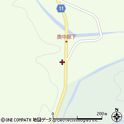 広島県山県郡北広島町奥中原31周辺の地図