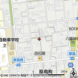 静岡県浜松市中央区原島町484周辺の地図