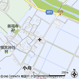 三重県津市小舟409-3周辺の地図