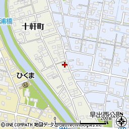 静岡県浜松市中央区十軒町760周辺の地図