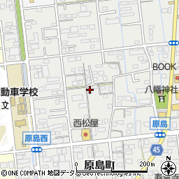 静岡県浜松市中央区原島町201周辺の地図