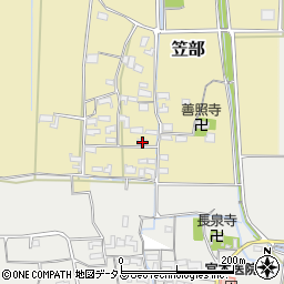 三重県伊賀市笠部565周辺の地図
