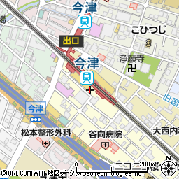 兵庫県西宮市今津水波町3周辺の地図