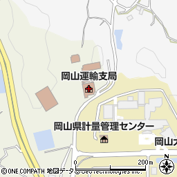 岡山運輸支局周辺の地図