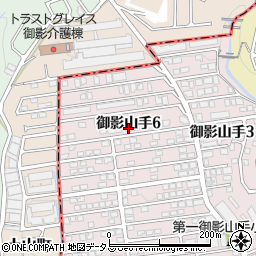 兵庫県神戸市東灘区御影山手6丁目7-12周辺の地図