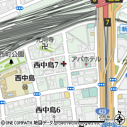 Cafe Ole Japon アパホテル新大阪駅南店周辺の地図