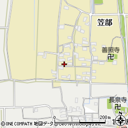 三重県伊賀市笠部518周辺の地図