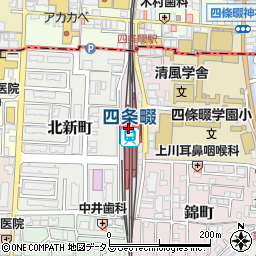 大阪府大東市周辺の地図